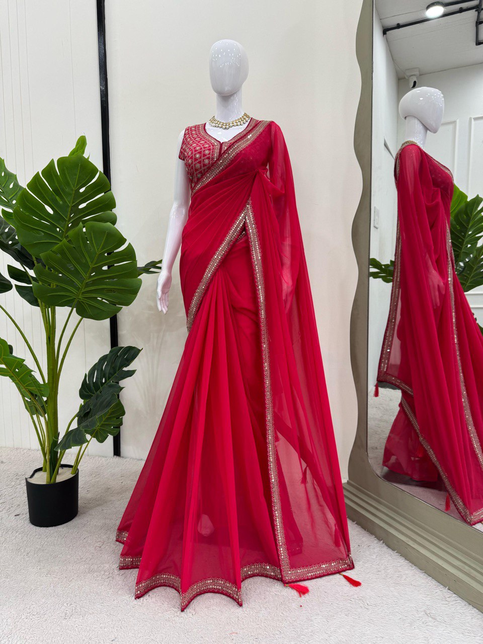 Looking some one for this same colour beautiful Designer Saree