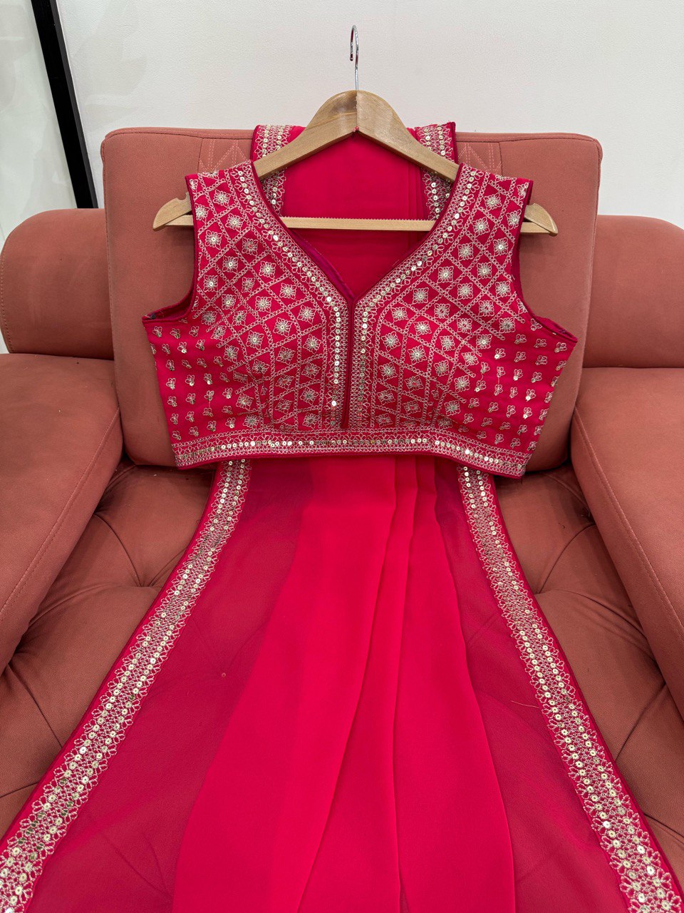 Looking some one for this same colour beautiful Designer Saree